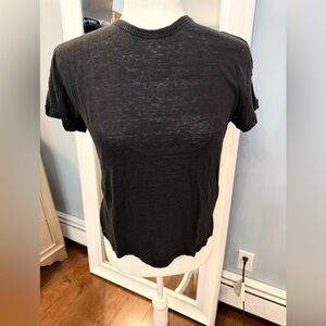 rag & bone Charcoal Short Sleeve Tee